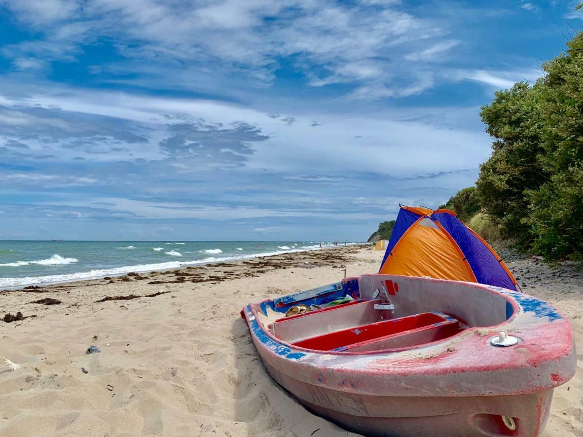 Strandnahe Ferienwohnung Ruegen Dranske Exterior foto